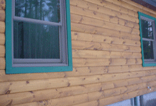 Ward Lumber - White pine Log Siding Pattern